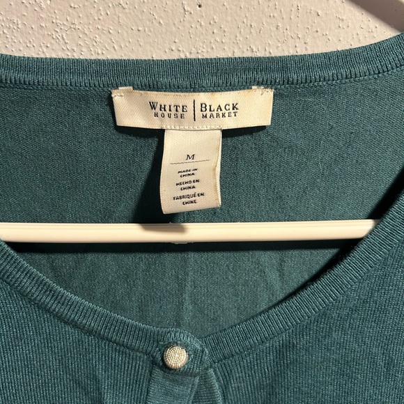 Teal Button Up Sweater/Cardigan - Picture 3 of 4